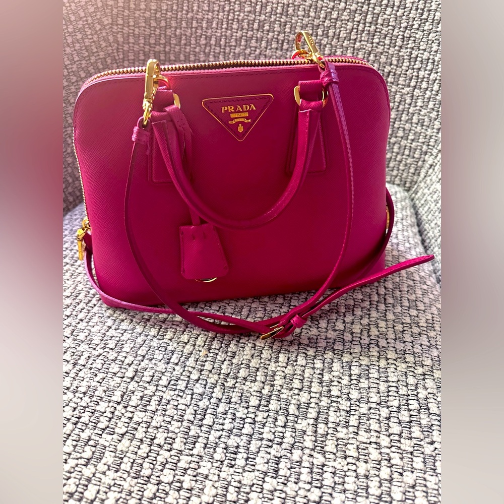 PRADA Promenade Bag Saffiano Leather Small
